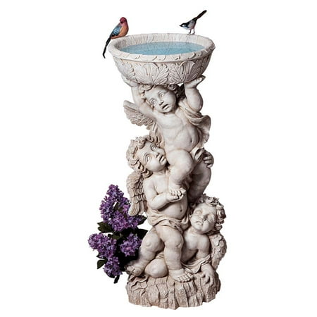 Design Toscano Three Cherubs with Urn Statue