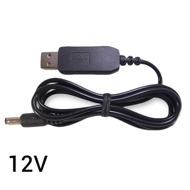 Ruibeauty USB 5V to 12V Boost Step Up Power Supply Cable Converter Interface 5.5*2.1MM