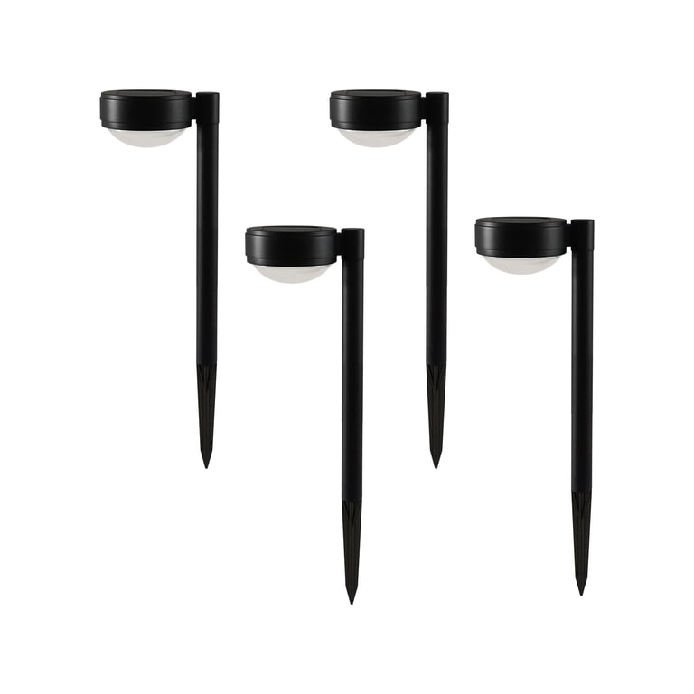 Better Homes & Gardens Solar Dome Walkway Lights, 4-Pack photo 1