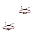 thumbnail image 4 of Juego de pulseras trenzadas de concha Minnieouse colorido con cordón ajustable para mujer, 4 of 6