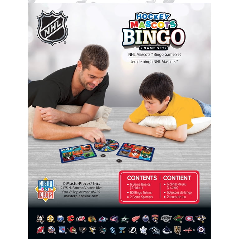 MasterPieces Officially Licensed NHL - Mascots Bingo Game MasterPieces Officially Licensed NHL - Mascots Bingo Game