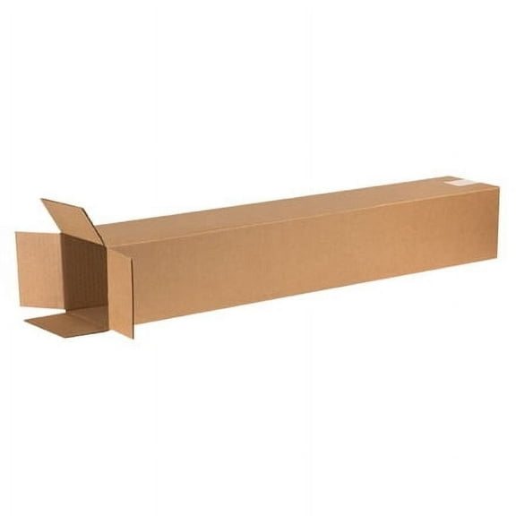 6" x 6" x 38" ECT-32 Tall Corrugated Boxes, 25/Case