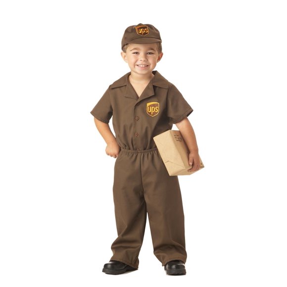 Ups Guy Costume - Toddler Costume - Toddler (3T-4T)