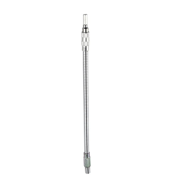 KAKOWELY Manguera Flexible Metálica Para Taladro Recargable Compatible Con Destornillador Eléctrico Color Plata