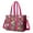 Pioneer Flower Floral-2, variant on Teacher Tote Bag,Pioneer Flower Floral Print Pattern Teacher Utility Tote Bag,Large Work Tote Bags for Women with Multiple Pockets,Top Zipper Closure,13.8x10.6x6.7 Inch