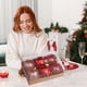 thumbnail image 5 of Christmas Decorations 8cm/6pcs Fine Transparent Painted Christmas Gift Box Christmas Tree Pendant, 5 of 6