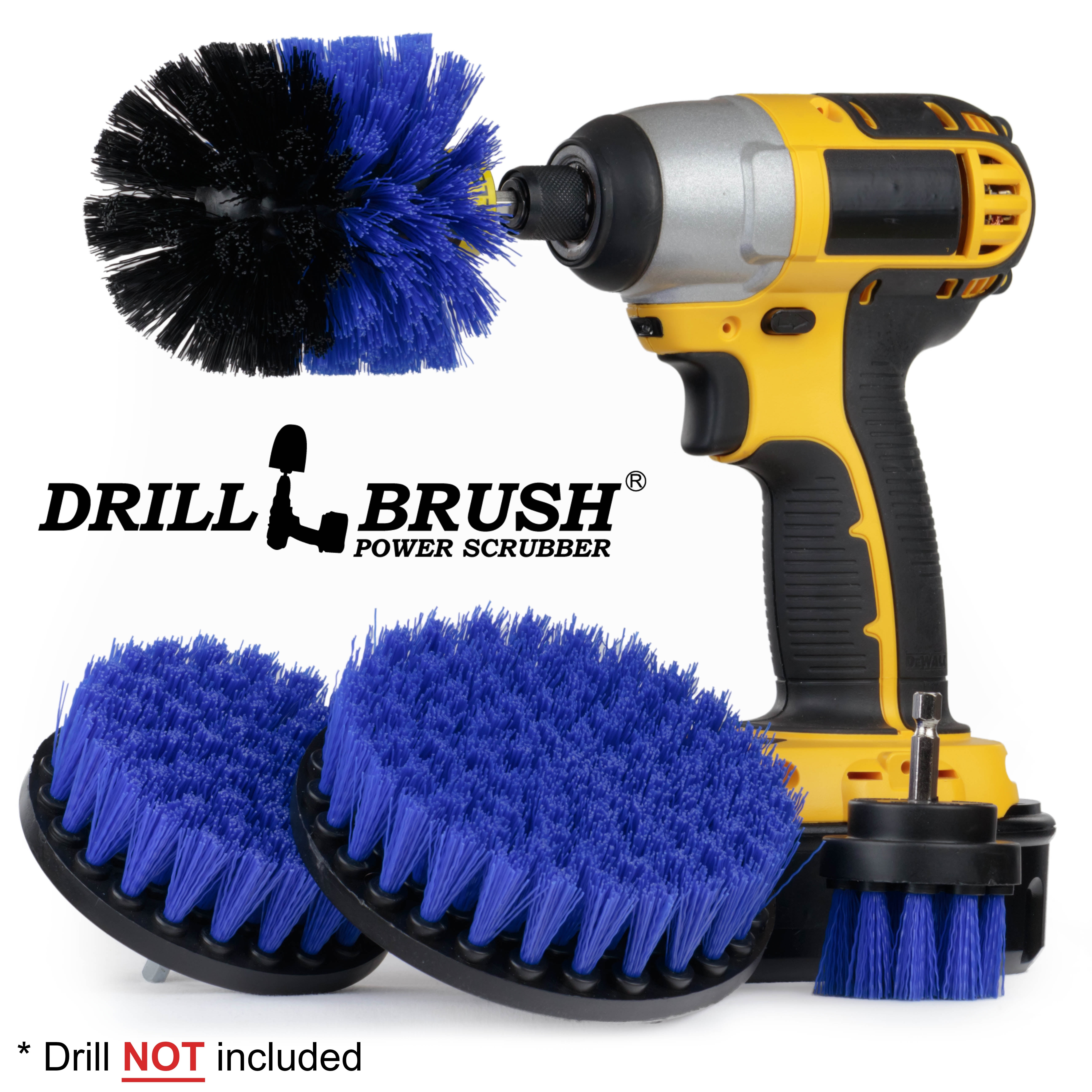 Drillbrush Swimming Pool Accessories Drill Brush Power Scrubber Kit