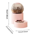 thumbnail image 2 of Automatic Cat Food Dispenser Water for Small Puppies Indoor Pet Supplies High- Easy Clean Adjustable -Free Feed Programmable, 2 of 3