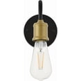 thumbnail image 5 of Serif 1 light brass and black Wall Sconce, 5 of 7