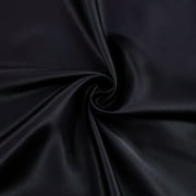 ANMINY Satin Sheets Full Silk Sheets Black Bed Sheet Set Deep Pocket Bed Flat Fitted Sheet, 4-Pieces