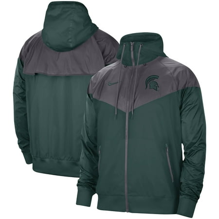 Men’s Nike Green Michigan State Spartans Windrunner Full-Zip Jacket