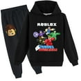 Bzdaisy ROBLOX Zipper Jacket and Trousers Set Stylish Gaming Print for Kids Perfect for