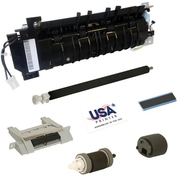 USA Printer Q7812-67905-V1-USA (Q7812-67903 5851-4020) Maintenance Kit for HP Laser Printer P3005 M3027 M3035 includes RM1-3740 Fuser, RM1-1508 Transfer Roller, Tray 1-2 Roller Kit (110V)