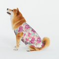 thumbnail image 4 of Pofeuu Purple Watercolor Flowers Print Dog Clothes Fashionable Sleeveless Pet Vest Cotton Dog Shirt, Ideal for Small, Medium, and Large Breeds-5X-Large, 4 of 7