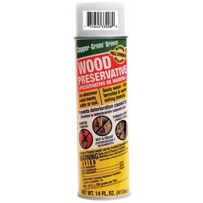 Green Products Company 14 Oz CopperGreen Brown Wood Preservative Spra