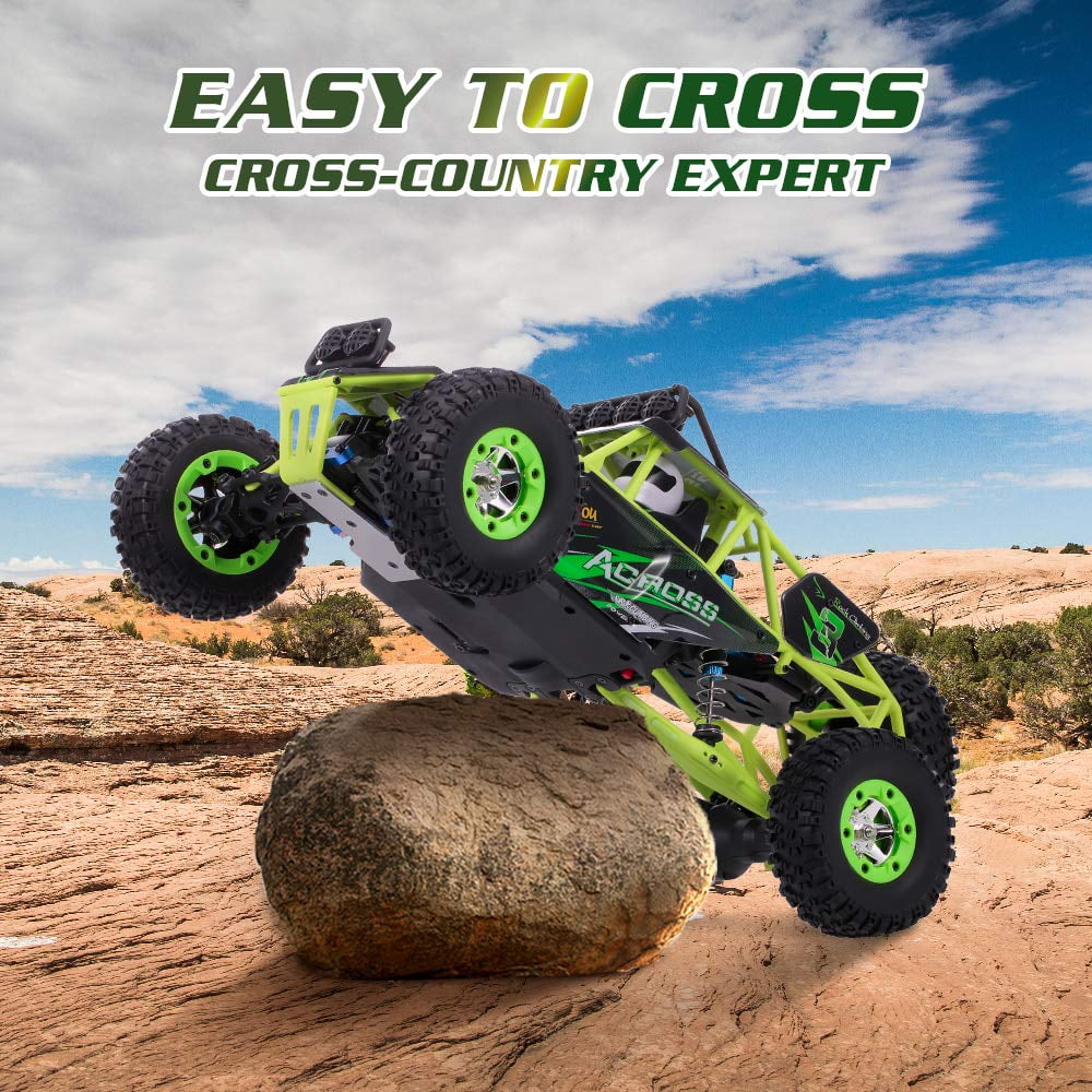 WLtoys 12427 RC Car, 1/12 Scale 4WD 50km/h High Speed RC Rock Crawler, 2.4Ghz Remote Control Off Road Truck for Adults