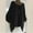 Black, variant on Women Soft Skin-Friendly Plain Modal Casual Cropped Blouse, Standard Simple Crew Neck Plain Short Sleeve Cropped Waist Side Gathered Hem Slim Fitted Daily Going Out Top 2 Pack Black L