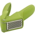 thumbnail image 4 of GoodCook 6.5" BPA-Free Plastic and Stainless Steel Easy-Peel Garlic Mincer Press, Green, 4 of 9