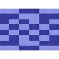 thumbnail image 1 of Ahgly Company Machine Washable Indoor Rectangle Transitional Sky Blue Area Rugs, 2' x 3', 1 of 7