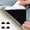 blackA#1052, variant on Weloille 4pcs Black P-U Carpet Grippers Reusable Non-Slip Pads to Stop Curling for Area Rugs on Hardwood Tile Floors