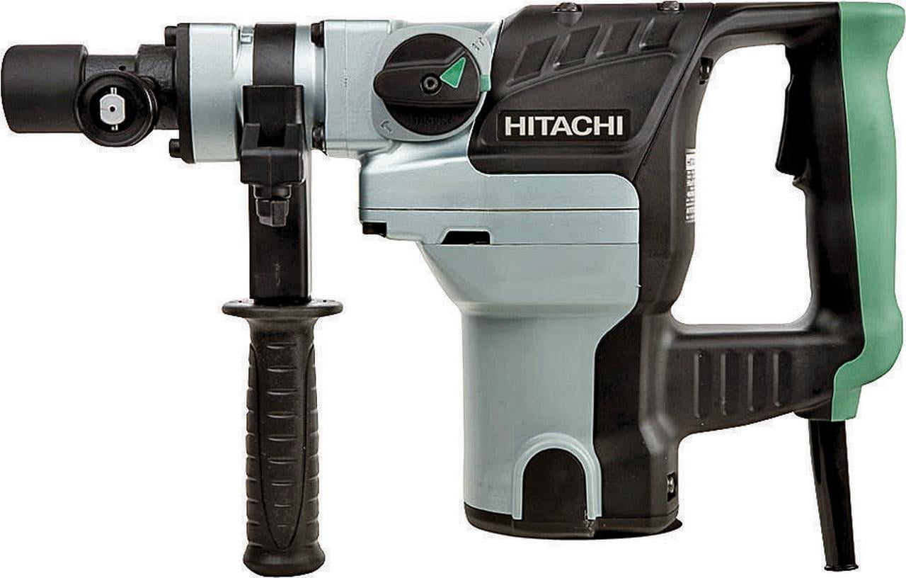 Hitachi DH38YE2 Corded Rotary Hammer, 120 V, 8.4 A Spline Chuck, 0