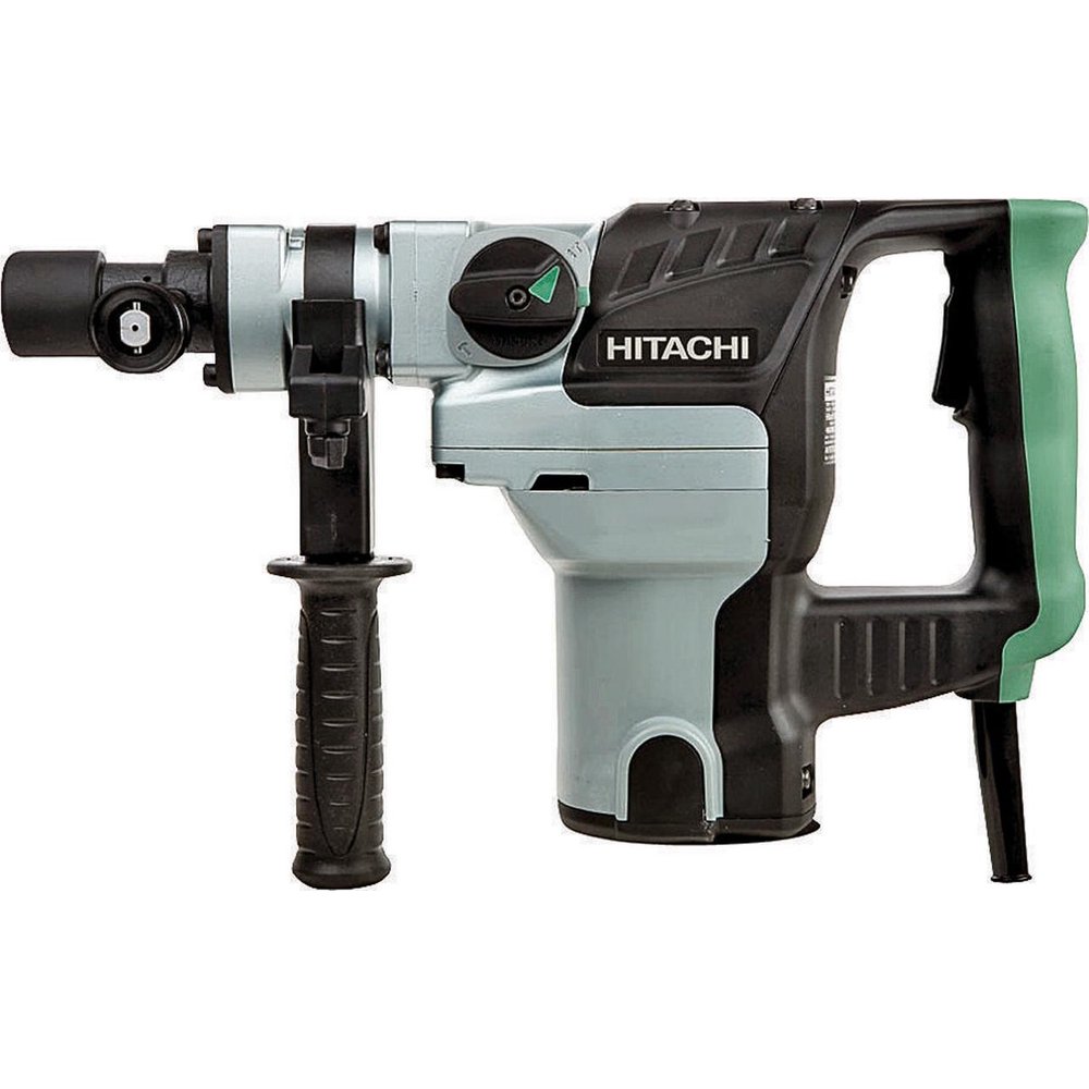 Hitachi DH38YE2 Corded Rotary Hammer, 120 V, 8.4 A Spline Chuck, 0