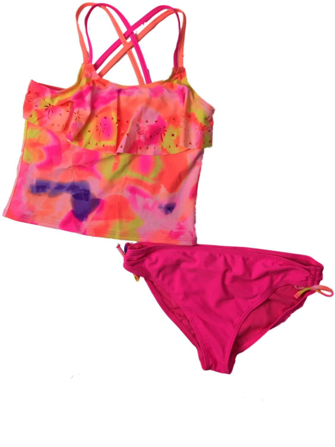girls neon swimsuit