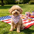 thumbnail image 6 of Dog Bandanas,Pet Neck Scarf for Cat & Small Dog | Triangle Independence Day Printed Dog Bandana | 4th of July Bandana for Festival Pet Photo Shoot,Outdoor Celebration, 6 of 7