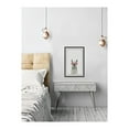 thumbnail image 3 of Marmont Hill Red Trendy Llama Framed Painting Print, 3 of 3