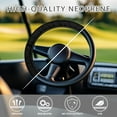 thumbnail image 3 of Jeiento Black Golf Cart Steering Wheel Cover 13.5 Non-Slip Golf Cart Steering Wheel Covers Auto Steering Wheel Cover Protector Easy to Install, 3 of 7