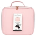 thumbnail image 5 of Cosmetic Organizer with Rechargeable LED Mirror and Adjustable Dividers, Pink, 5 of 6