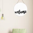 thumbnail image 3 of onlyliua Liquidación de Ahorro de Verano Placa de Bienvenida de Pvc con Lazo de Celosía para Colgar En La Pared de La Decoración Del Hogar, 3 of 7