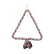thumbnail image 1 of Juguete de columpio para pájarospercha triangular para loros segura para periquitos Amonsee No, 1 of 5
