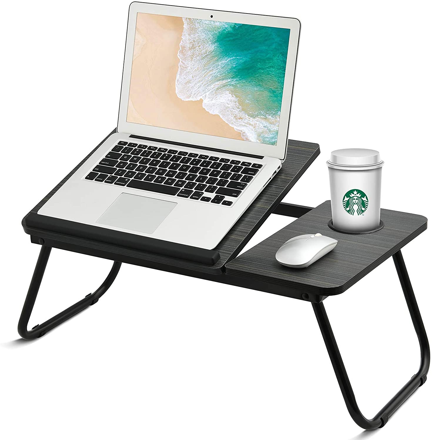 Laptop Table for Bed and Sofa, Portable Computer Bed Table for Laptop, Laptop Bed Try Table with