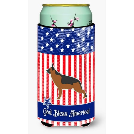 

Carolines Treasures BB3324TBC USA Patriotic German Shepherd Tall Boy Beverage Insulator Hugger Tall Boy multicolor