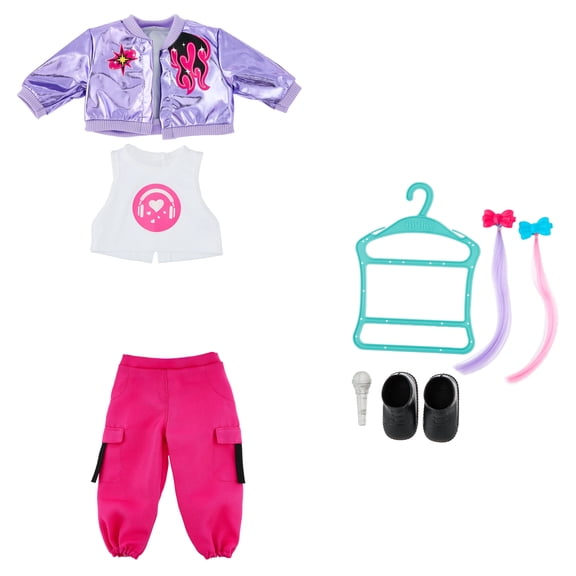 My Life As Pop Star Fashion Set for 18-Inch Dolls, 8 Pieces