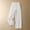 White, variant on Babysbule Womens Elasticity Pants Women's Fashion Casual Solid Color Split Mid Waist Loose No Belt Wide Leg Long Pants