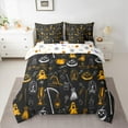 thumbnail image 2 of Castle Fairy Teens Pumpkin Ghost 7-Piece Twin Bedding Sets,Witch Hat Bedding Comforter Set,Happy Halloween Breathable Sheet Sets,Breathable Home Decor, 2 of 8