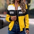 thumbnail image 3 of Race Car Driver Jacket Women Zip Up Streetwear F1 Jacket Varsity Outfit, 3 of 4