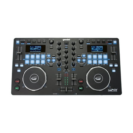 Gemini Sound GMX Professional DJ Audio Equipment GMX MIDI Controller Dual Media Player