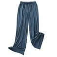 thumbnail image 7 of Women's Yoga Lounge Pants Comfy Modal Pajama Pants Casual Stretch Pant Drawstring Palazzo Lounge Pants Wide Leg for All Seasons,Plus Size Sleepwear Pilates Wear, 7 of 7