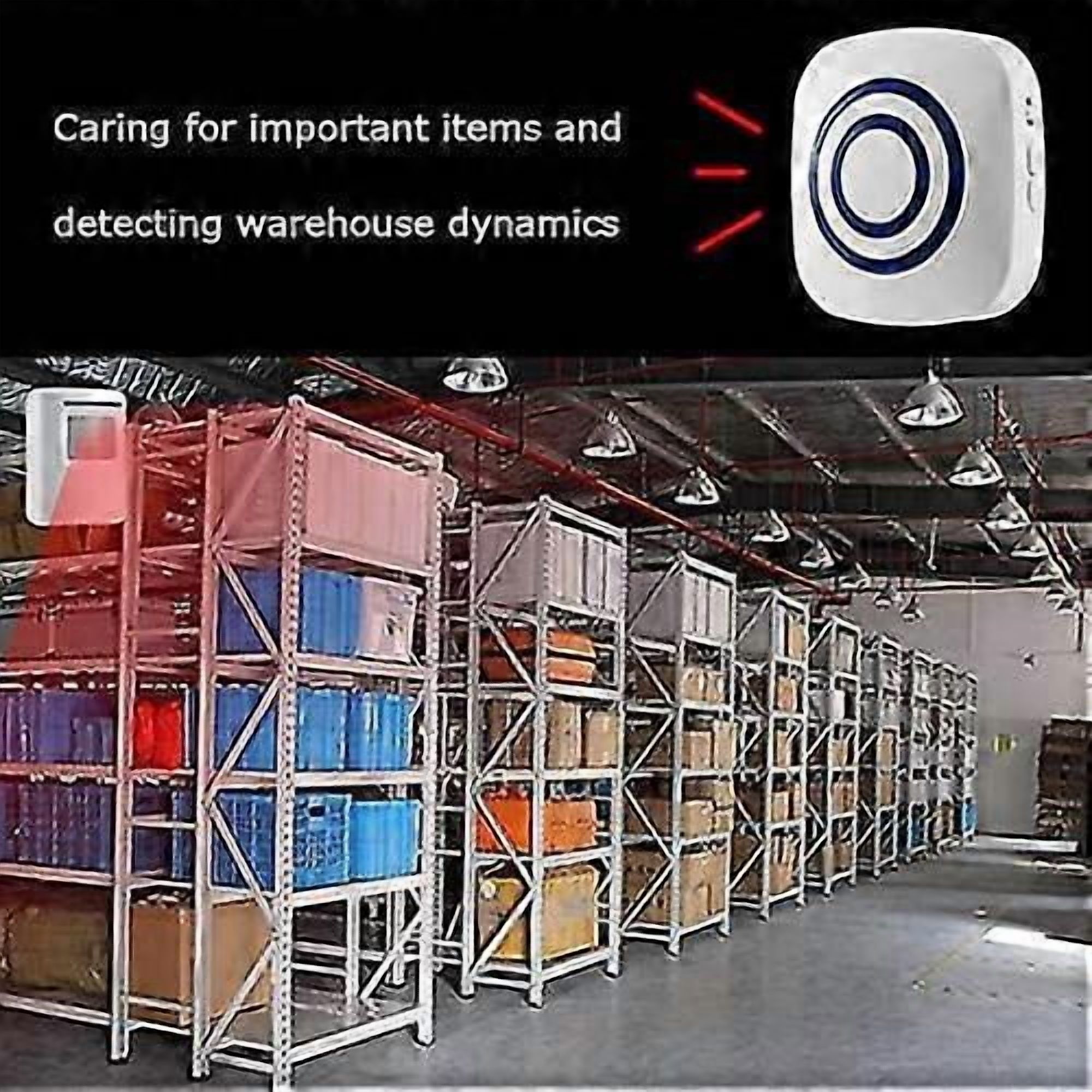 Motion Sensor Alarm, Wireless Driveway Alarm, Home Security Business Detect Alert With 2 Sensor And 1 Receiver,38 Chime Tunes - Led Indicators For Ind