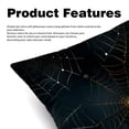 thumbnail image 2 of Spider Web Pillow Covers Inserts Set of 2, Bed Pillow with Unique Patterns,for Home and Office Decor, Available in 16x16, 18x18, and 20x20 Inches, 2 of 6