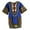 Royal Blue, variant on yotijay Women Short Sleeve Traditional African Dresses Africa Mini Dress Dashiki Blue
