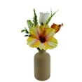 thumbnail image 6 of Mainstays 11.5 inches Indoor Artificial Hibiscus Mix Pick, Yellow Color., 6 of 8