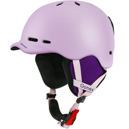 Gonex Ski Helmet, Snow Snowboard Helmet with Detachable Inner Padding, Lightweight Helmet for Women & Young, M/L Size, 5