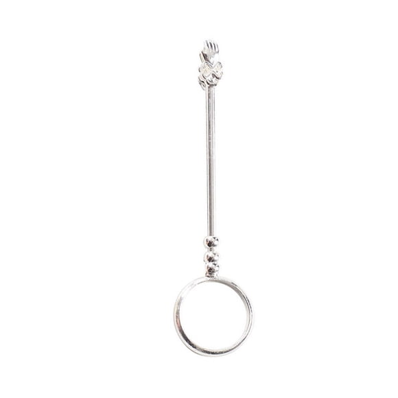 Anillo de soporte para cigarrillos Bearachild accesorio Tobacciana plata S