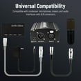 thumbnail image 5 of Neewer 48V Phantom Power Supply - w/XLR Cable for Condenser Mics, 8ft, Music Recording, 5 of 8