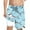 Light Blue, variant on Tiijoy Big Boys Shark Print Swim Trunks with Compression Liner Board Shorts, Sizes 10-12