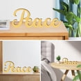 thumbnail image 6 of Wooden Words Sign Free Standing, Word Peace Wood & Acrylic Display Decorations for for Home Desktop Office Art Decorations 11" x 4.3" x 0.5", 6 of 9